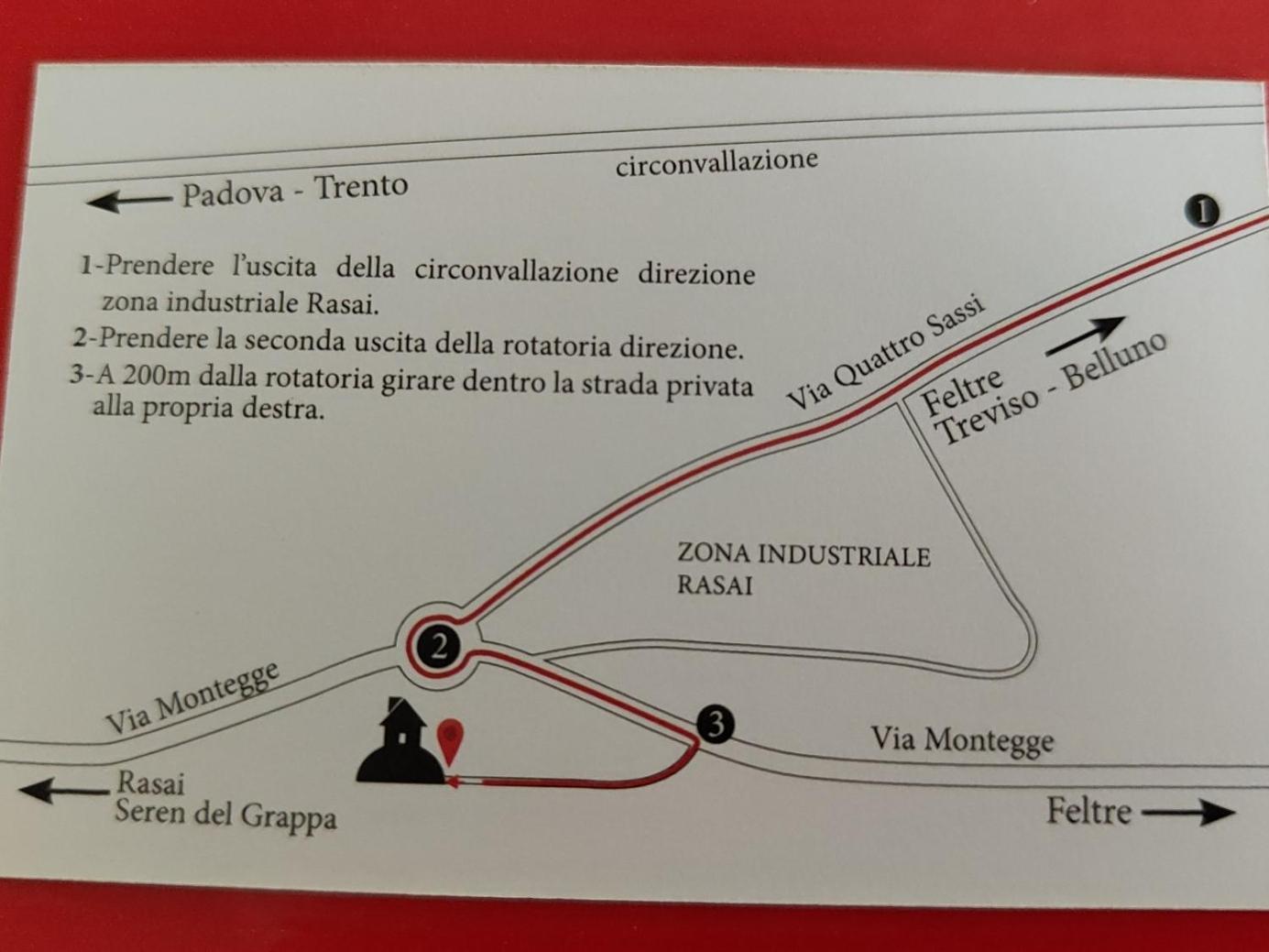 Casa Castegner - Rooms Seren del Grappa エクステリア 写真